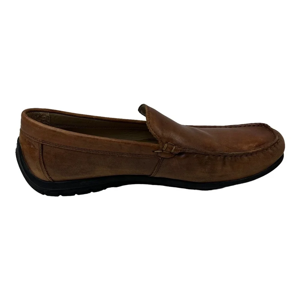 Ecco Brown Pleasant Slip On Drivers Loafer Shoes Mens Size EU 43 US‎ 10
